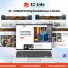 3D Side Printing Elementor WordPress Theme