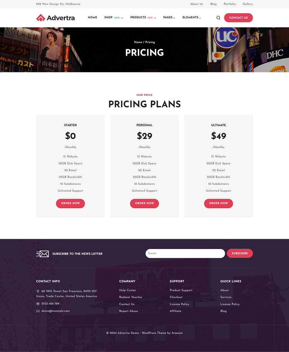 Adverta - Advertising and Marketing Agency Elementor WordPress Responsive Theme