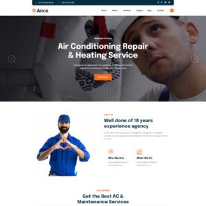 Airco - Air Conditioning Services Wordpress Theme