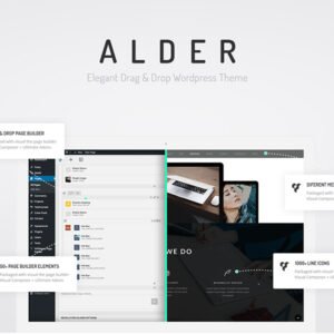 Alder - Modern OnePage WordPress Theme