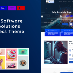 Amira - Software and IT Solutions WordPress Theme