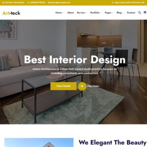 Artteck - Best Interior Design WordPress Theme