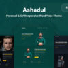 Ashadul - Personal & CV Responsive WordPress Theme
