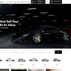 Autocar - Car Posting & Car Dealership WooCommerce WordPress Theme
