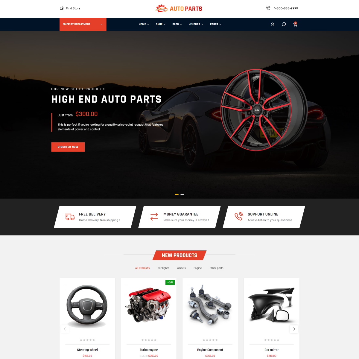 AutoPart – Automotive Parts & Car Services Elementor WordPress Theme
