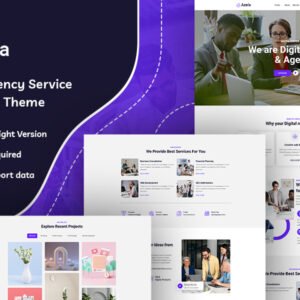 Azela - Digital Agency Service WordPress Theme