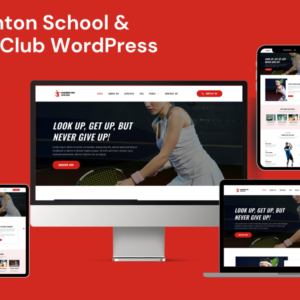 Badminton School & Sports Club WordPress Theme