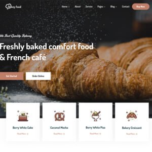 Bakeyfood - Food Bakery WordPress Theme