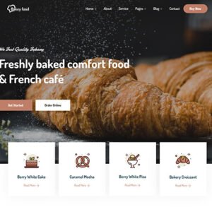 Bakeyfood - Food Bakery WordPress Theme