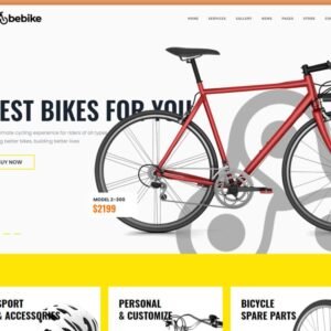 Bebike - Sport Bicycle Store WordPress Theme