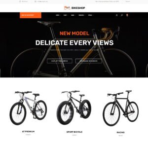 BikeShop – Sport Bicycle & Motorbike Shop Elementor WordPress Theme