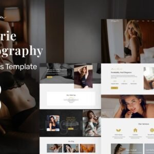 Bodyglem - Lingerie And Bikini Modern Photography WordPress Elementor Theme