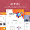Briefin is an IoT and AI Tech Startup Responsive WordPress Theme