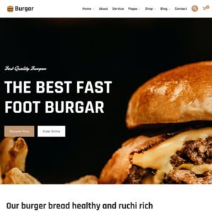 Burgar - Fast Food Burger WordPress Theme
