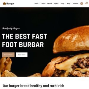 Burgar - Fast Food Burger WordPress Theme