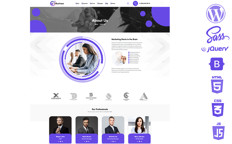 Business - Corporate Business WordPress Theme
