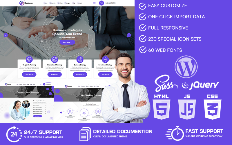 Business - Corporate Business WordPress Theme