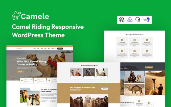 Camele - Camel Riding Responsive WordPress Theme