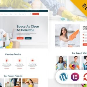Cleaney - Cleaning and Maintenance Services Elementor WordPress Responsive Theme