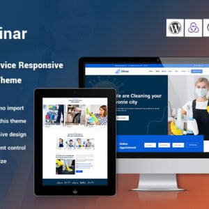 Clinar - Maintenance and Cleaning Service Responsive WordPress Theme