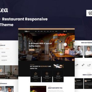 Coffeytea - Restaurant Responsive WordPress Theme