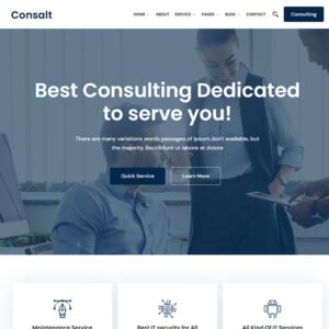 Consalt - Consulting Responsive WordPress Theme