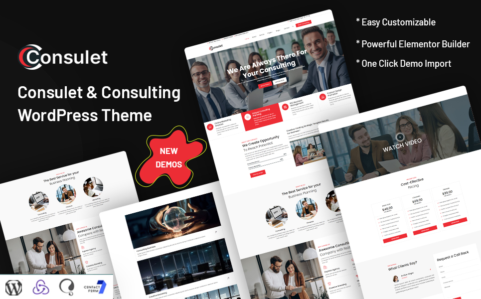 Consulet - Consulting WordPress Theme