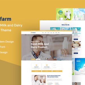 Cowfarm - Milk and Dairy Responsive WordPress Theme