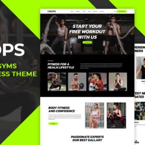 Crops - Fitness and Gym WordPress Theme
