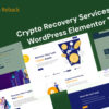 Crypto Reback - Crypto Recovery Services WordPress Elementor Theme