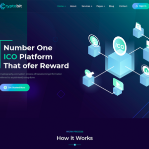 Cryptobit - Financial Technology & Crypto Currency WordPress Theme