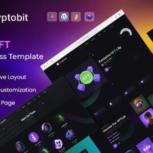 Cryptobit - NFT Marketplace WordPress Theme.