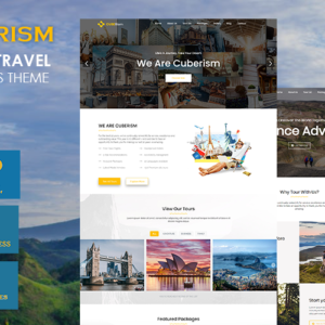 Cuberism - Tour and Travel WordPress Theme