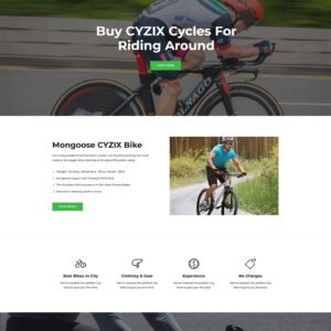 CYZIX - Bicycle Shop Elementor WordPress Responsive Theme