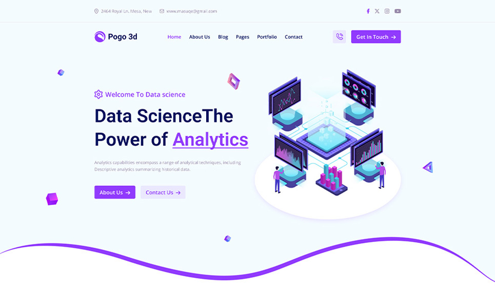 DataHUb - Data Science & AI Tech And IOT WordPress Theme