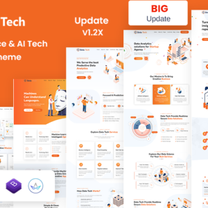 DataTech - Data Science & AI Tech And IOT WordPress Theme