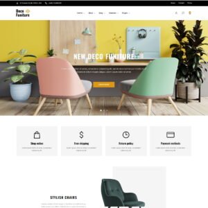 Deco Furniture – The Elementor Decorate Furniture WordPress theme
