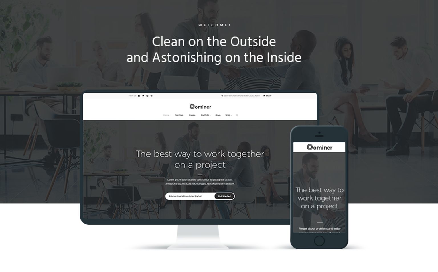 Dominer Business & Services WordPress Theme