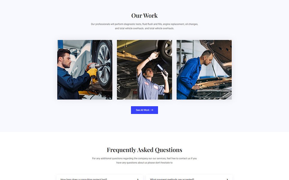DreamHub Auto Service WordPress Theme