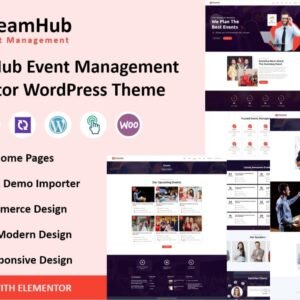 DreamHub - Event Management Elementor WordPress Theme