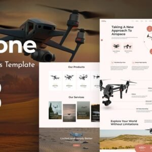 Dron - Drone Startup And Copter Multipurpose WordPress Elementor Theme
