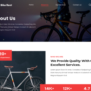 E-Bike Rent WordPress Theme
