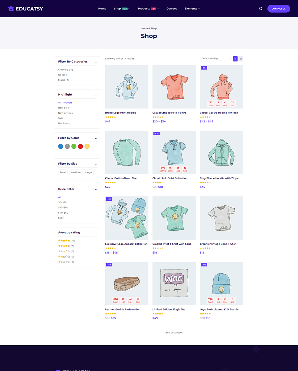 Educatsy - Education & Online Courses Elementor WordPress Responsive Theme