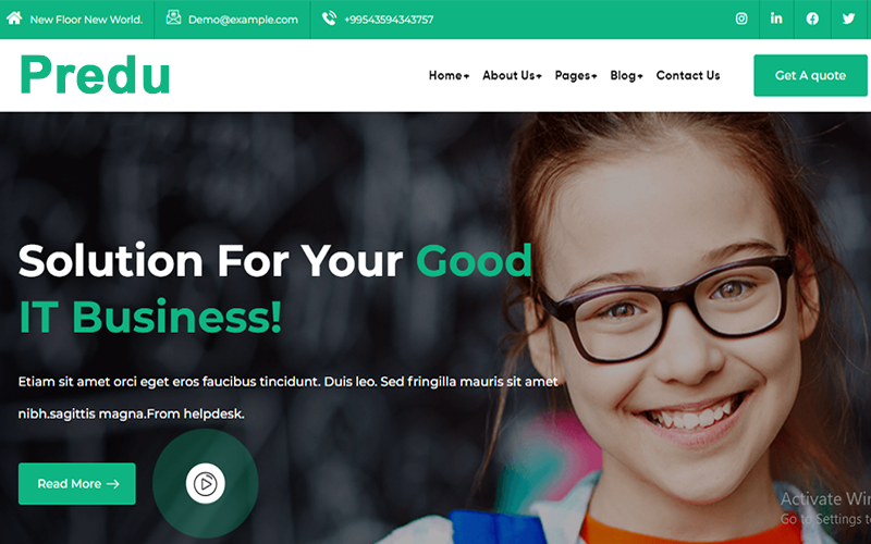 Edutep - Kingdergarden School and University WordPress theme