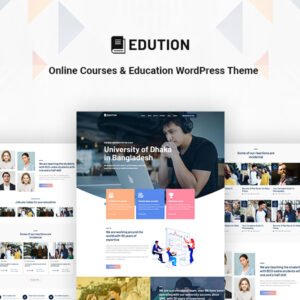 Edution - Online Courses & Education Responsive WordPress Theme