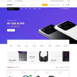 Elextro – Computer & Electronics Store Elementor WordPress Theme