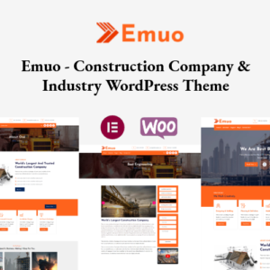 Emuo - Construction Company & Industry WordPress Theme