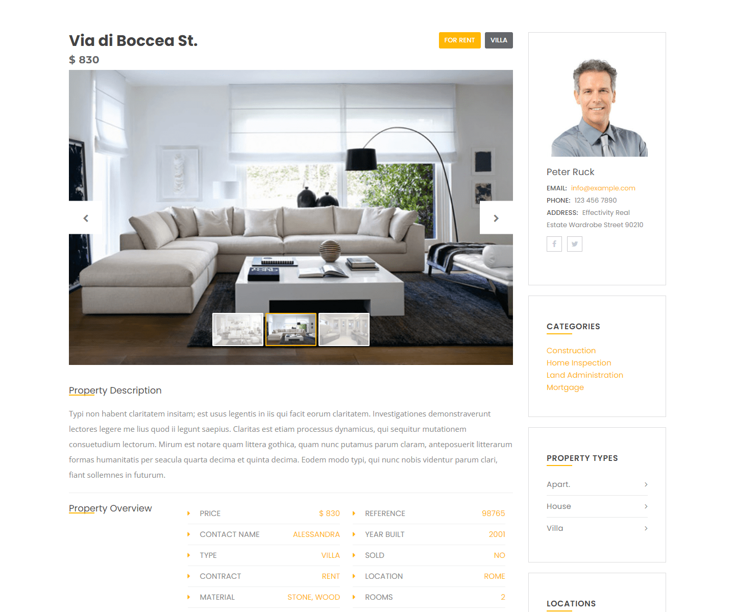 ExpertEstate Real Estate WordPress Theme
