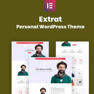 Extrat - Personal Portfolio Responsive WordPress Theme