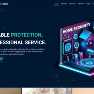 EZ Home Security – Perfect Template for Modern Home Security Systems